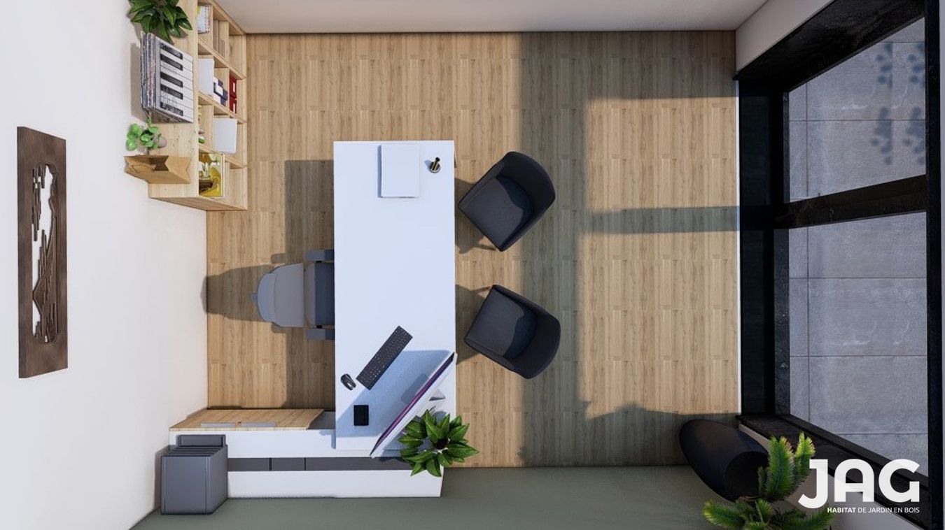 Bureau - vue de dessus